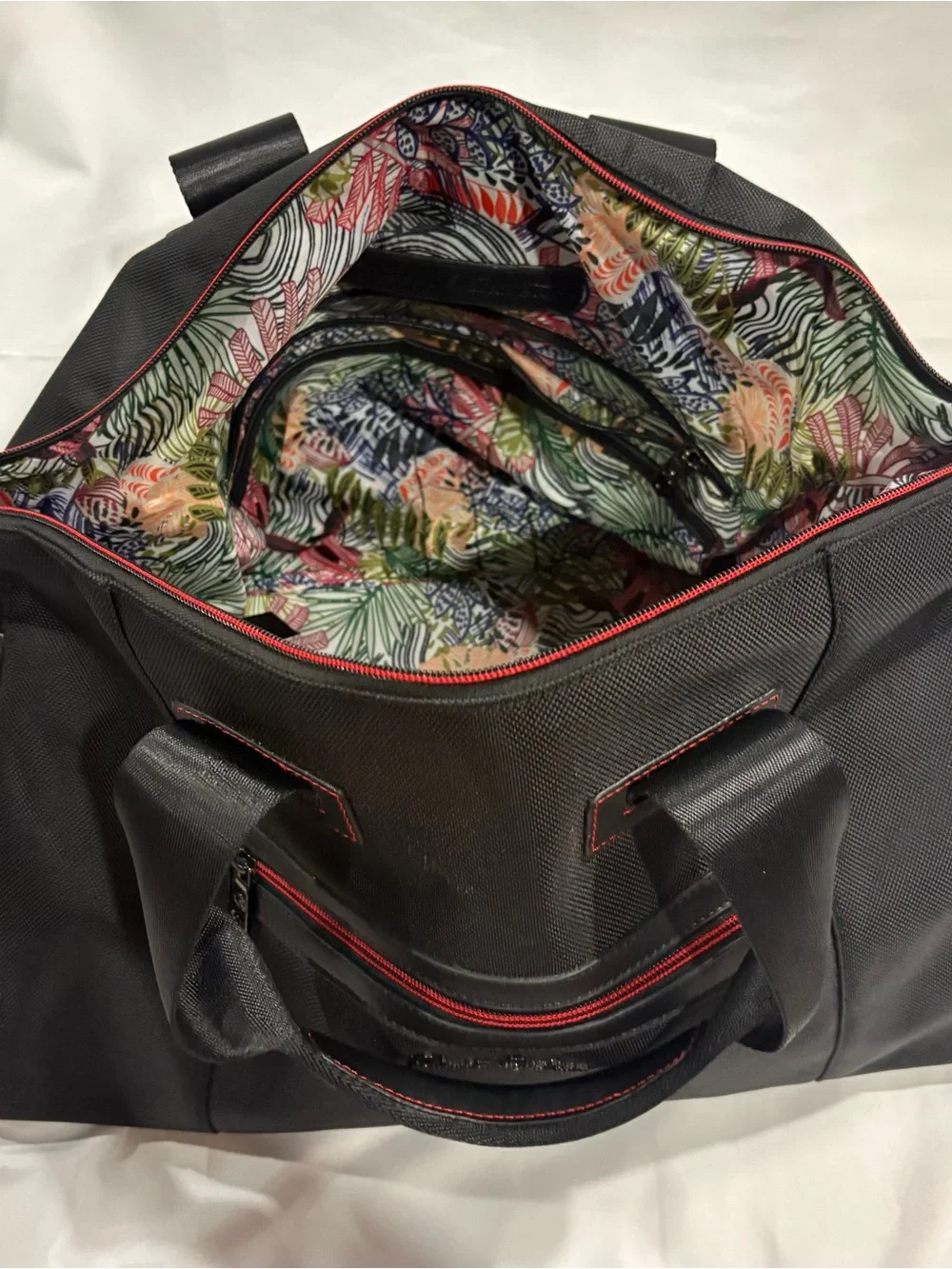 Robert Graham Leclerc II Weekender Bag Shoulder Strap Black NWOT $498